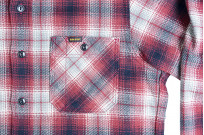 Iron Heart Ultra-Heavy Flannel - Classic Red Check Workshirt - Image 5