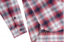 Iron Heart Ultra-Heavy Flannel - Classic Red Check Workshirt - Image 9
