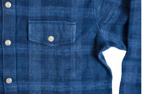3sixteen Hand-Dyed Natural Indigo HBT Utility Shirt - Image 6