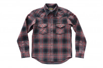 Iron Heart Ultra-Heavy Flannel - Ombre Check 304 Red - Image 1