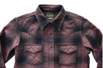 Iron Heart Ultra-Heavy Flannel - Ombre Check 304 Red - Image 2