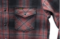 Iron Heart Ultra-Heavy Flannel - Ombre Check 304 Red - Image 3