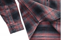 Iron Heart Ultra-Heavy Flannel - Ombre Check 304 Red - Image 6