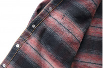 Iron Heart Ultra-Heavy Flannel - Ombre Check 304 Red - Image 9