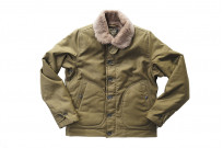 Iron Heart Alpaca-Lined N-1 Deck Jacket - Olive - Image 6