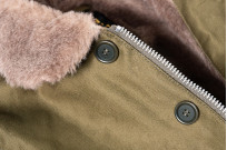 Iron Heart Alpaca-Lined N-1 Deck Jacket - Olive - Image 9