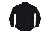 Iron Heart Melton Wool CPO Shirt - 306 Black - Image 15