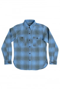 Studio D'Artisan Heavy Winter Flannel - Indigo-Dyed Check - Image 4