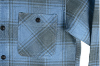 Studio D'Artisan Heavy Winter Flannel - Indigo-Dyed Check - Image 8