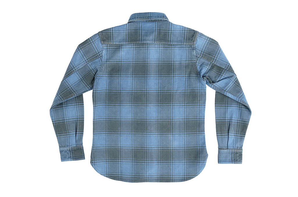 Studio D'Artisan Heavy Winter Flannel - Indigo-Dyed Check - Image 14