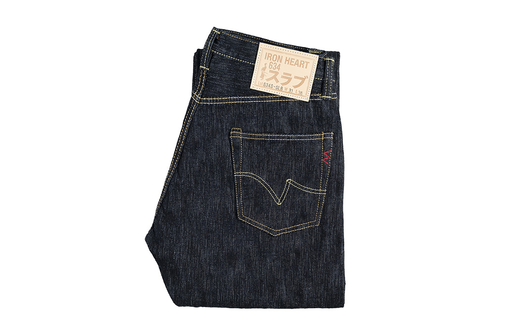 Iron Heart Slubby Selvedge Jeans - 634s-SLB Straight Leg