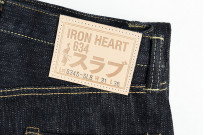 Iron Heart Slubby Selvedge Jeans - 634s-SLB Straight Leg - Image 6