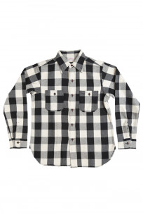 Warehouse “5-Hydroxy-Tryptamine” Winter Flannel - Off-White (the color) - Image 4