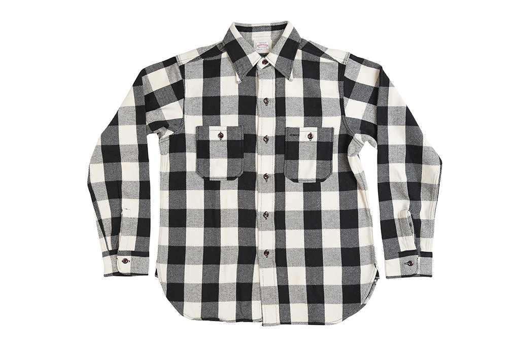 Warehouse “5-Hydroxy-Tryptamine” Winter Flannel - Off-White (the color) - Image 5