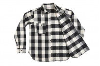 Warehouse “5-Hydroxy-Tryptamine” Winter Flannel - Off-White (the color) - Image 12