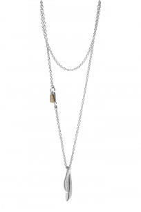 Kei Shigenaga Sterling Silver & 18k Gold Necklace & Pendants- Ryu - Image 0