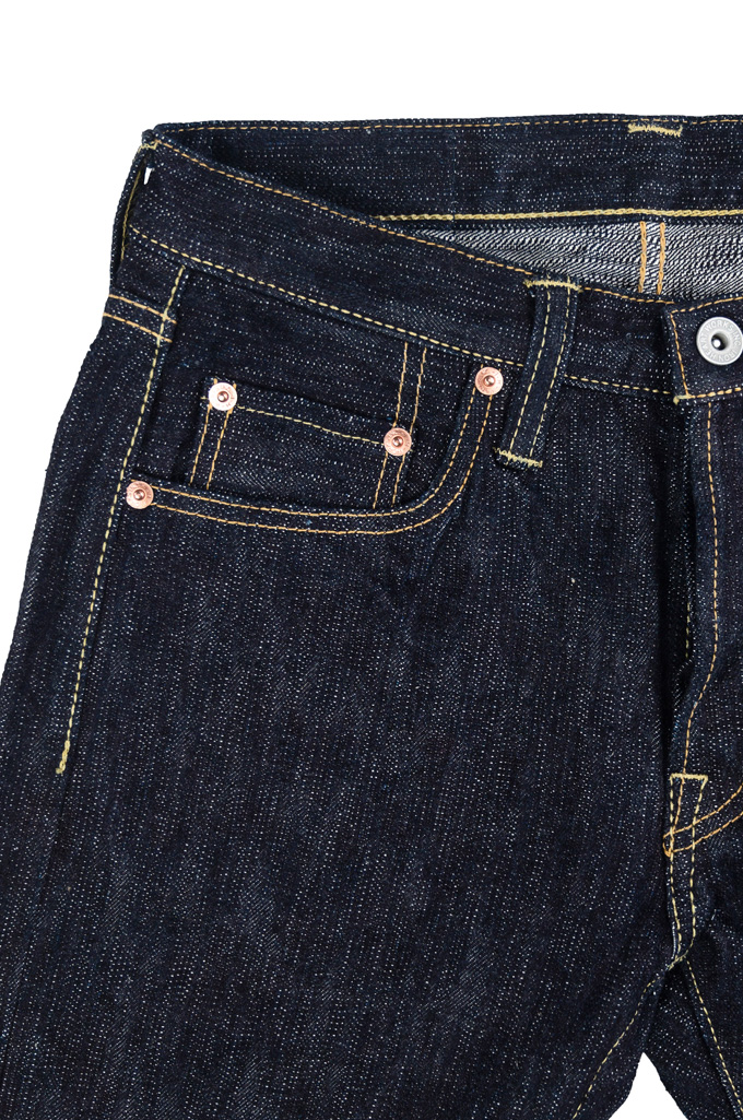 Iron Heart Slubby Selvedge Jeans - 777s-SLB Slim Tapered - Image 7
