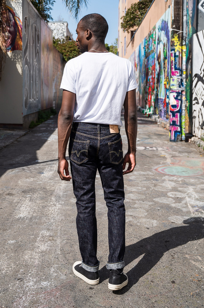 Iron Heart Slubby Selvedge Jeans - 888s-SLB High Rise Straight Tapered - Image 3