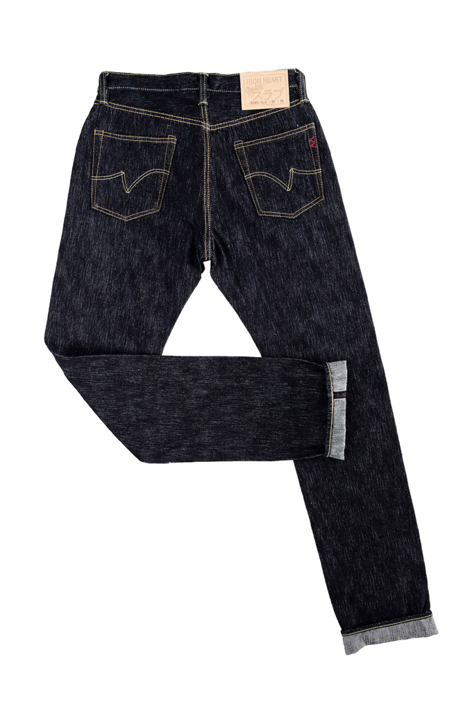 Iron Heart Slubby Selvedge Jeans - 888s-SLB High Rise Straight Tapered - Image 13