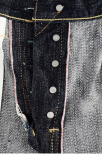 Iron Heart Slubby Selvedge Jeans - 888s-SLB High Rise Straight Tapered - Image 15