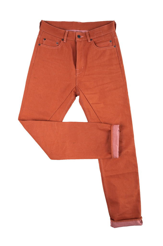Rick Owens DRKSHDW Detroit Jeans - Made In Japan 14oz Orange-ish Denim - Image 11