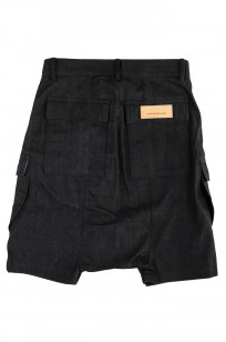 Rick Owens DRKSHDW Pods Cargo Shorts - Made In Japan Black/Gray Denim - Image 10