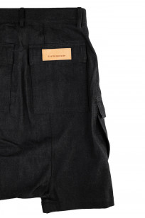 Rick Owens DRKSHDW Pods Cargo Shorts - Made In Japan Black/Gray Denim - Image 11