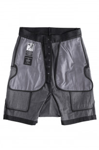 Rick Owens DRKSHDW Pods Cargo Shorts - Made In Japan Black/Gray Denim - Image 15