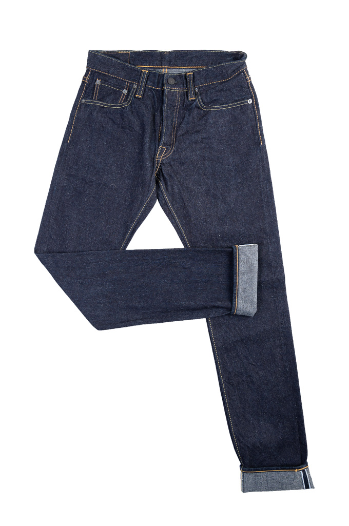 Pure Blue Japan BRK-013-ID Jeans - 13.5oz Broken Twill Denim Slim Tapered