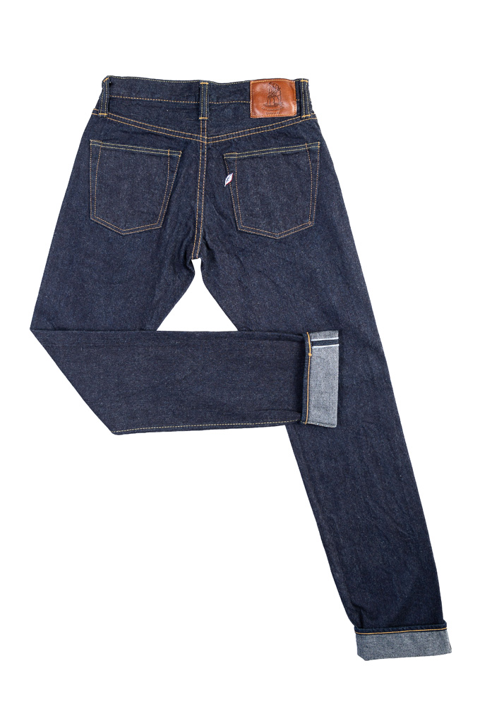Pure Blue Japan BRK-013-ID Jeans - 13.5oz Broken Twill Denim Slim Tapered - Image 13