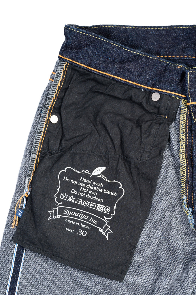 Pure Blue Japan BRK-013-ID Jeans - 13.5oz Broken Twill Denim Slim Tapered - Image 17
