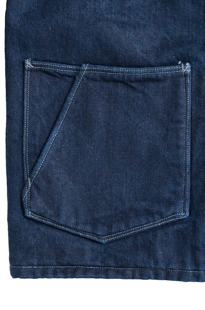 Stevenson Prairie Chore Jacket - Solid Indigo Denim - Image 15