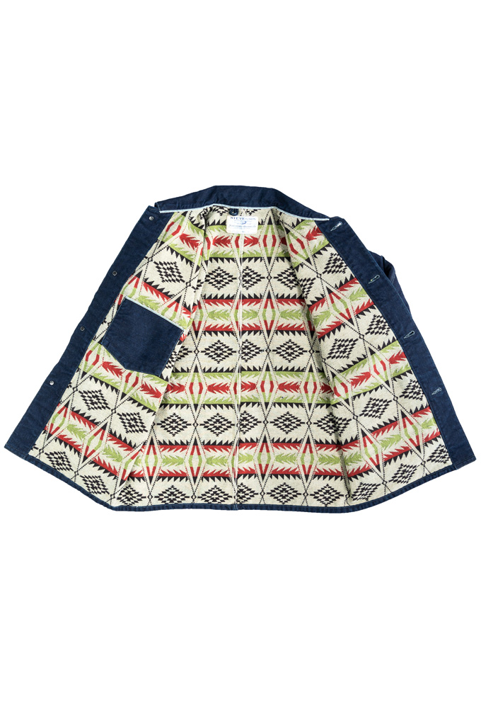 Stevenson Prairie Chore Jacket - Solid Indigo Denim - Image 19