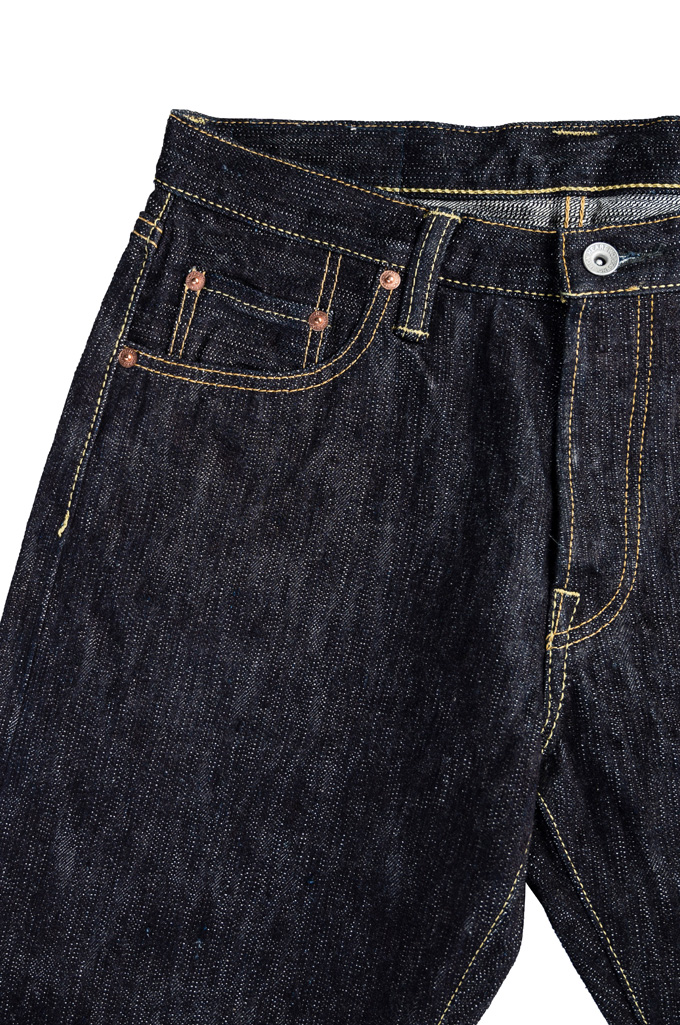 Iron Heart Slubby Selvedge Jeans - 633s-SLB Straight Tapered - Image 7