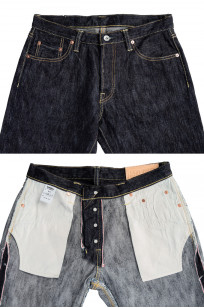Iron Heart Slubby Selvedge Jeans - 633s-SLB Straight Tapered - Image 9