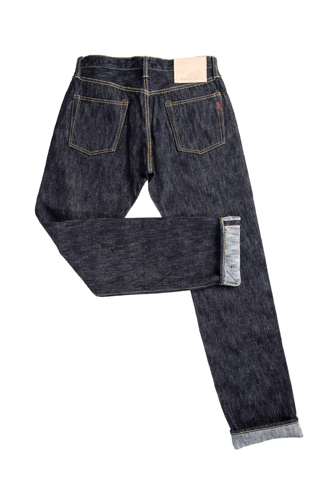 Iron Heart Slubby Selvedge Jeans - 633s-SLB Straight Tapered - Image 11