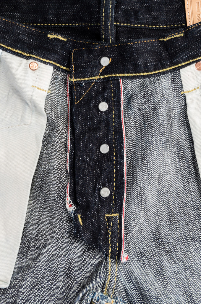 Iron Heart Slubby Selvedge Jeans - 633s-SLB Straight Tapered