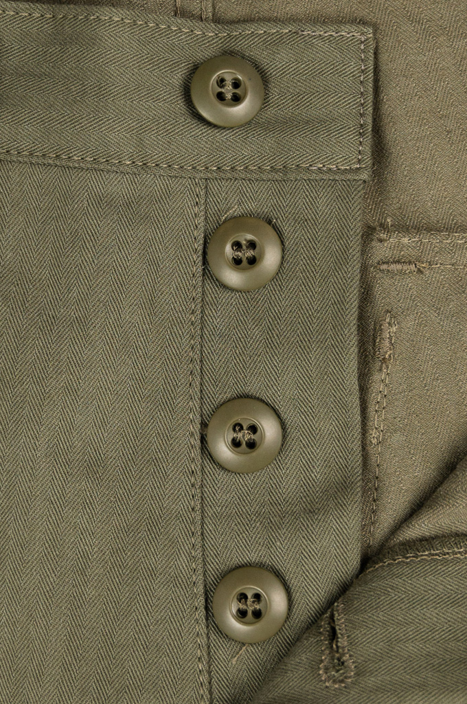 3sixteen Fatigue Pant - Washed Olive HBT - Image 4