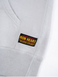 Iron Heart Ultra-Heavy Loopwheeled Hoodie - Zip-Up Gray - Image 8