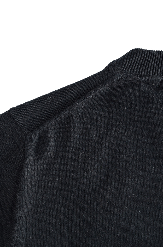 3sixteen Cotton/Linen Knit Short Sleeve T-Shirt - Black - Image 6