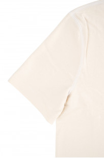 Merz b. Schwanen 2-Thread Heavy Weight T-Shirt - Henley Natural w/ Regular Sleeve - Image 4