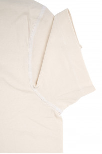 Merz b. Schwanen 2-Thread Heavy Weight T-Shirt - Henley Natural w/ Regular Sleeve - Image 5
