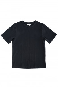 Merz b. Schwanen 2-Thread Heavyweight T-Shirt - Cotton Pique Charcoal - Image 1