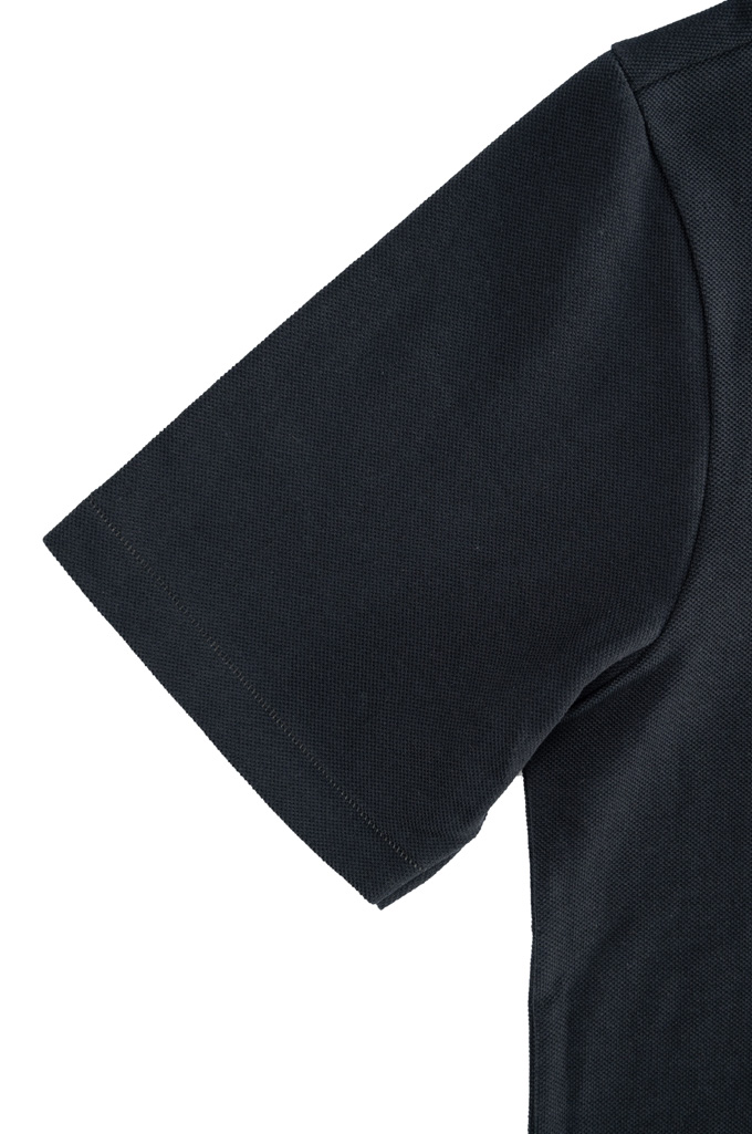 Merz b. Schwanen 2-Thread Heavyweight T-Shirt - Cotton Pique Charcoal - Image 3