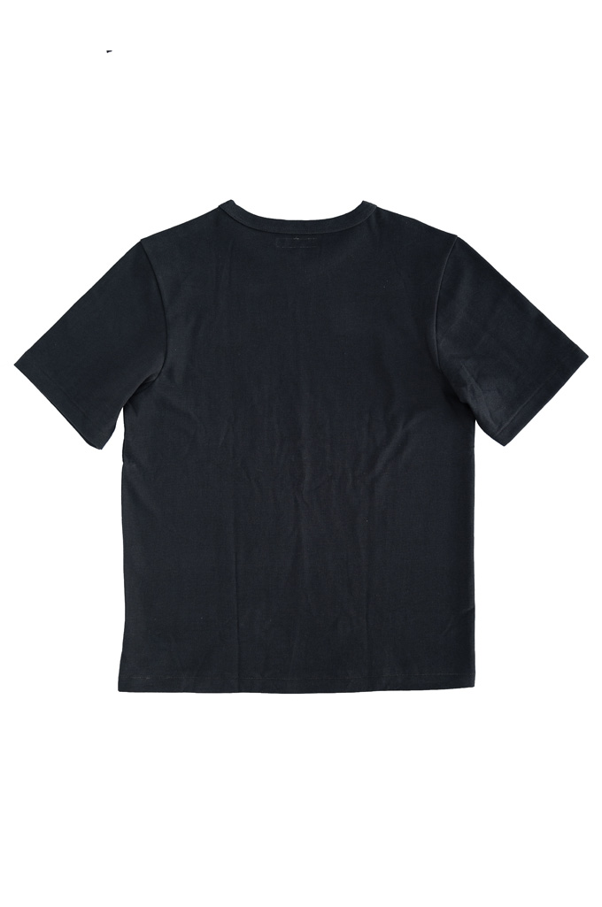 Merz b. Schwanen 2-Thread Heavyweight T-Shirt - Cotton Pique Charcoal - 214PK.98