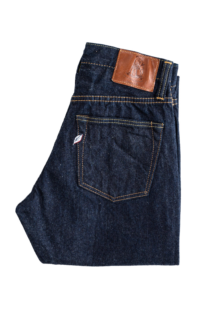 Pure Blue Japan BRK-019-ID Jeans - 13.5oz Broken Twill Denim Straight Tapered - Image 0