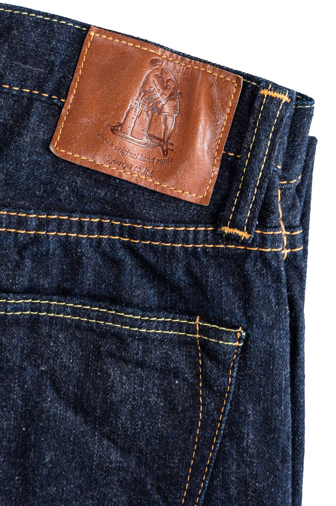 Pure Blue Japan BRK-019-ID Jeans - 13.5oz Broken Twill Denim Straight Tapered - Image 2
