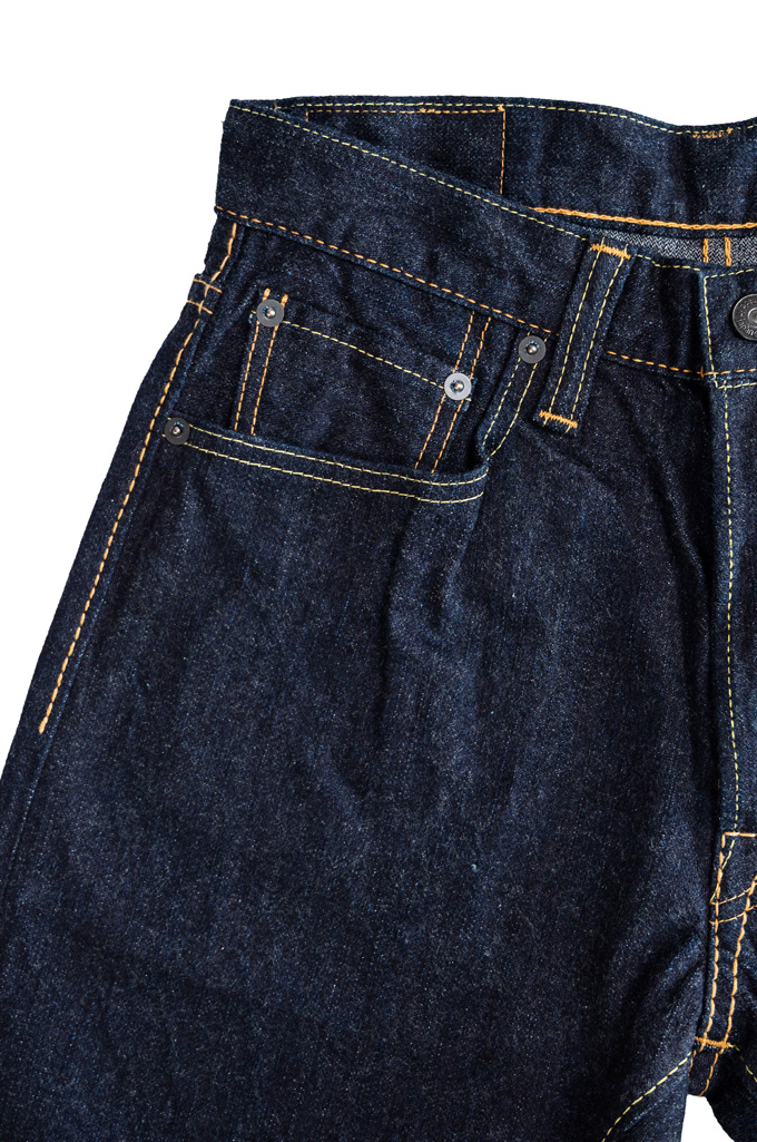 Pure Blue Japan BRK-019-ID Jeans - 13.5oz Broken Twill Denim Straight Tapered