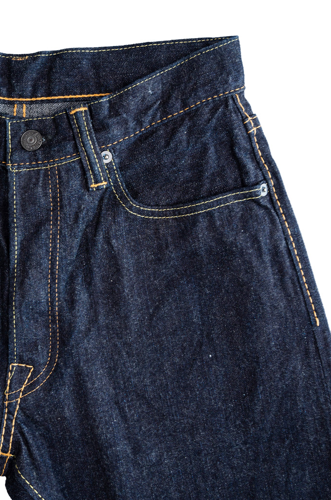 Pure Blue Japan BRK-019-ID Jeans - 13.5oz Broken Twill Denim Straight Tapered - Image 5