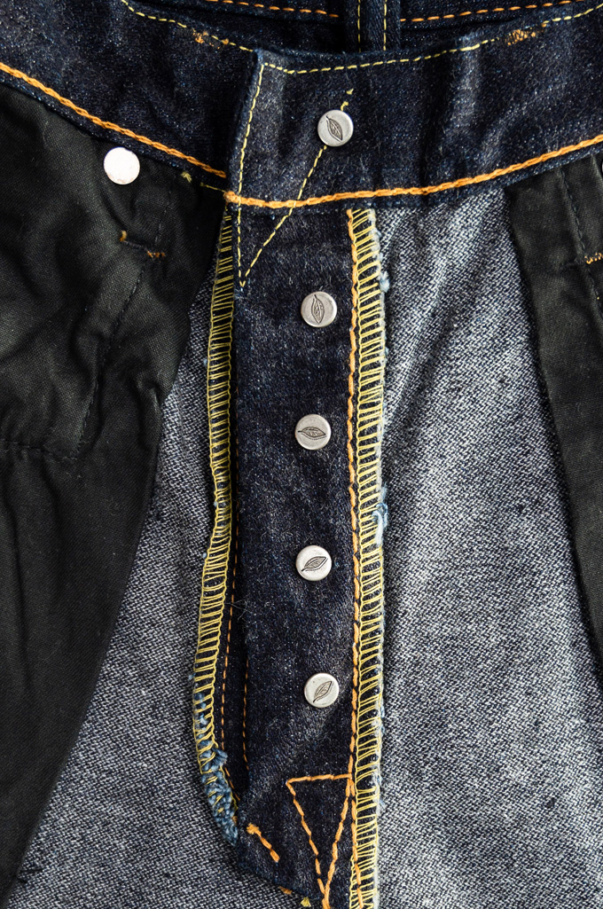Pure Blue Japan BRK-019-ID Jeans - 13.5oz Broken Twill Denim Straight Tapered - Image 16